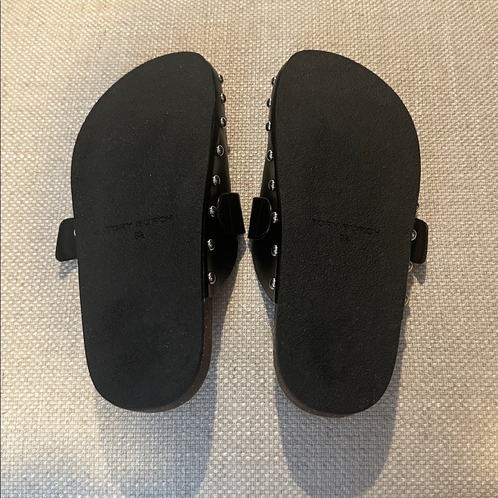 Tory Burch Mellow Studded Mule Black Size 8.5 - Picture 6 of 10